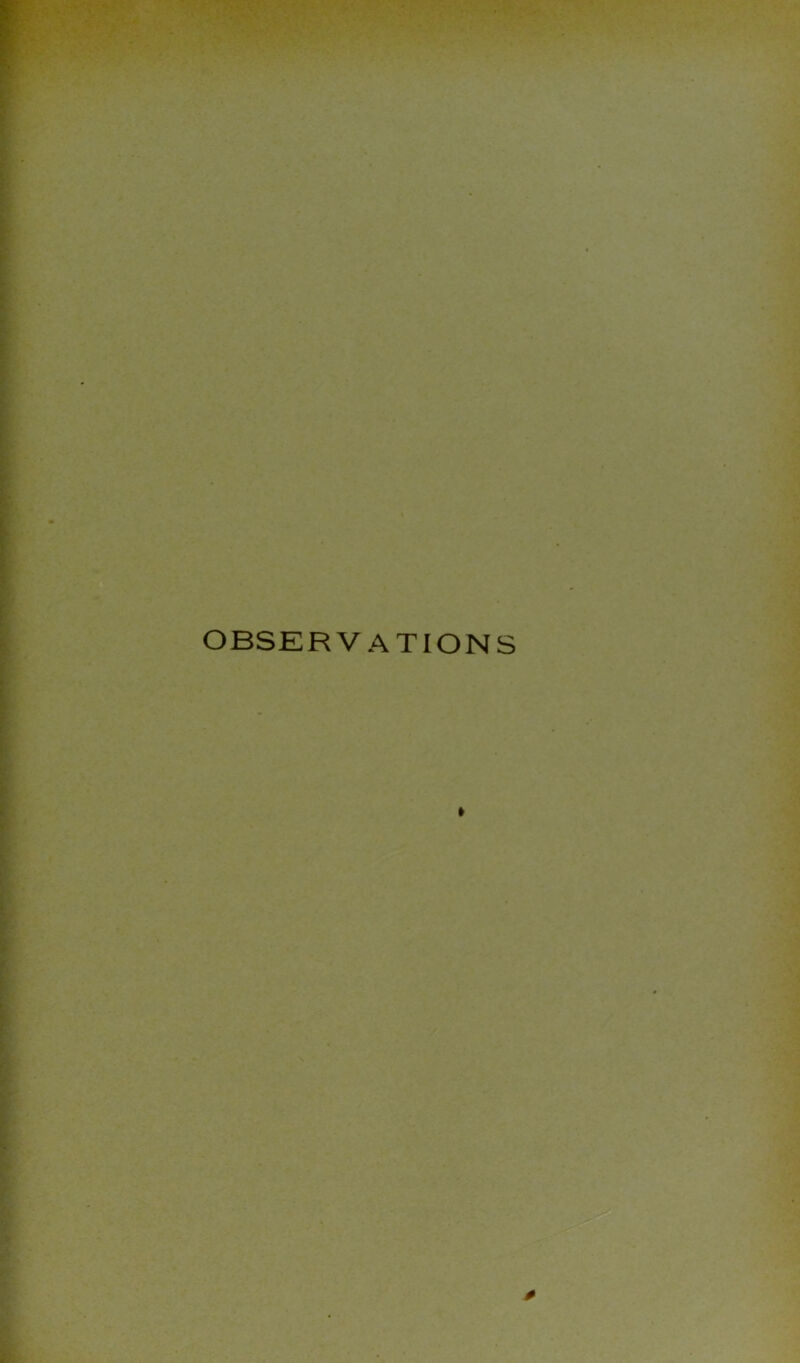 OBSERVATIONS » 0