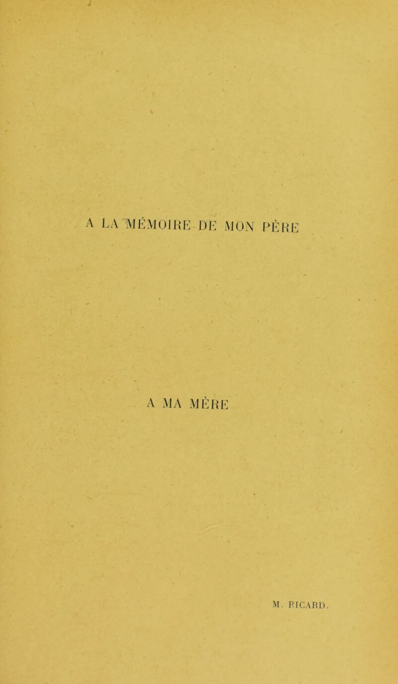 A MA MÈRE