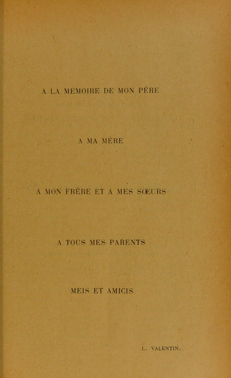 A LA MÉMOIRE DE MON PÈRE A MA MÈRE A MON FRÈRE ET A MES SOEURS A TOUS MES PARENTS ME1S ET AMIC1S