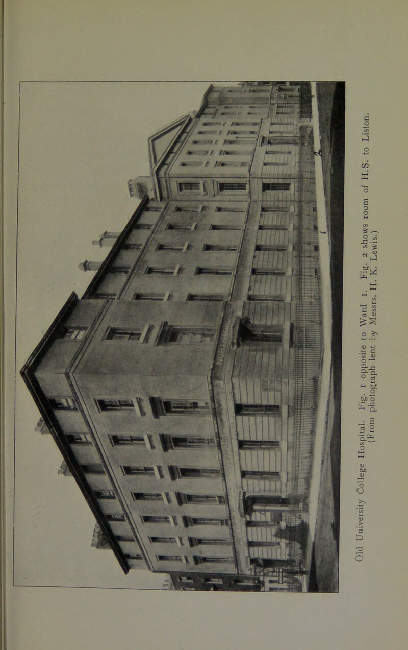 Old University College Hospital. Fig. i opposite to Ward i. Fig. 2 shows room of H.S. to Liston. (hrom photograph lent by Messrs. H. K. Lewis.)
