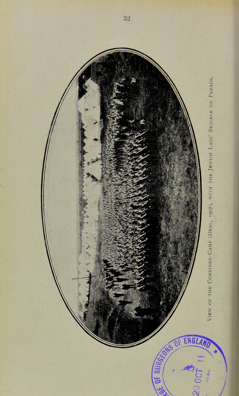 View of the Combined Camp (Deai., 1907), with the Jewish Lads’ Brigade on 1’arade.
