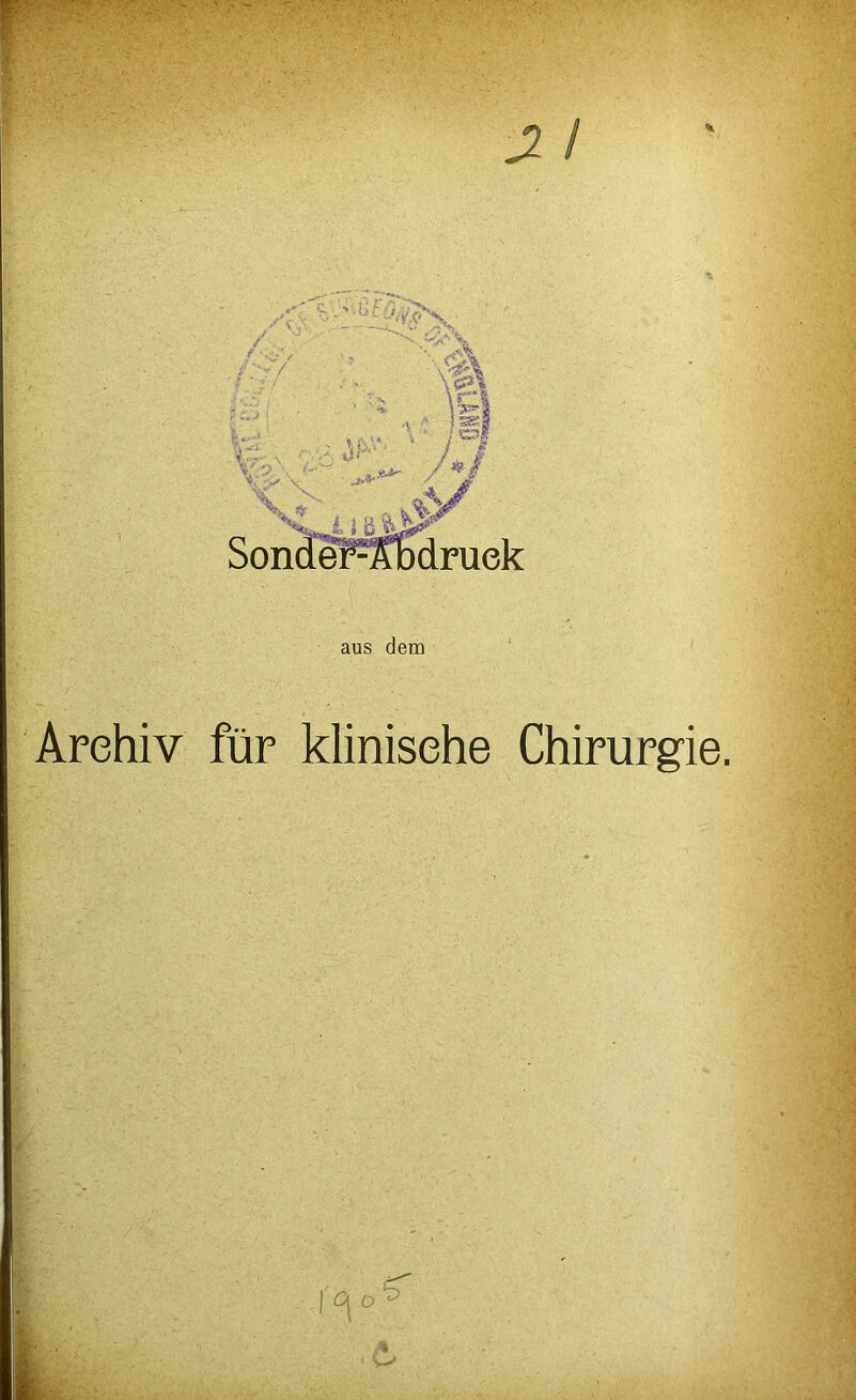 . - ■- • Archiv für klinische Chirurgie. * w