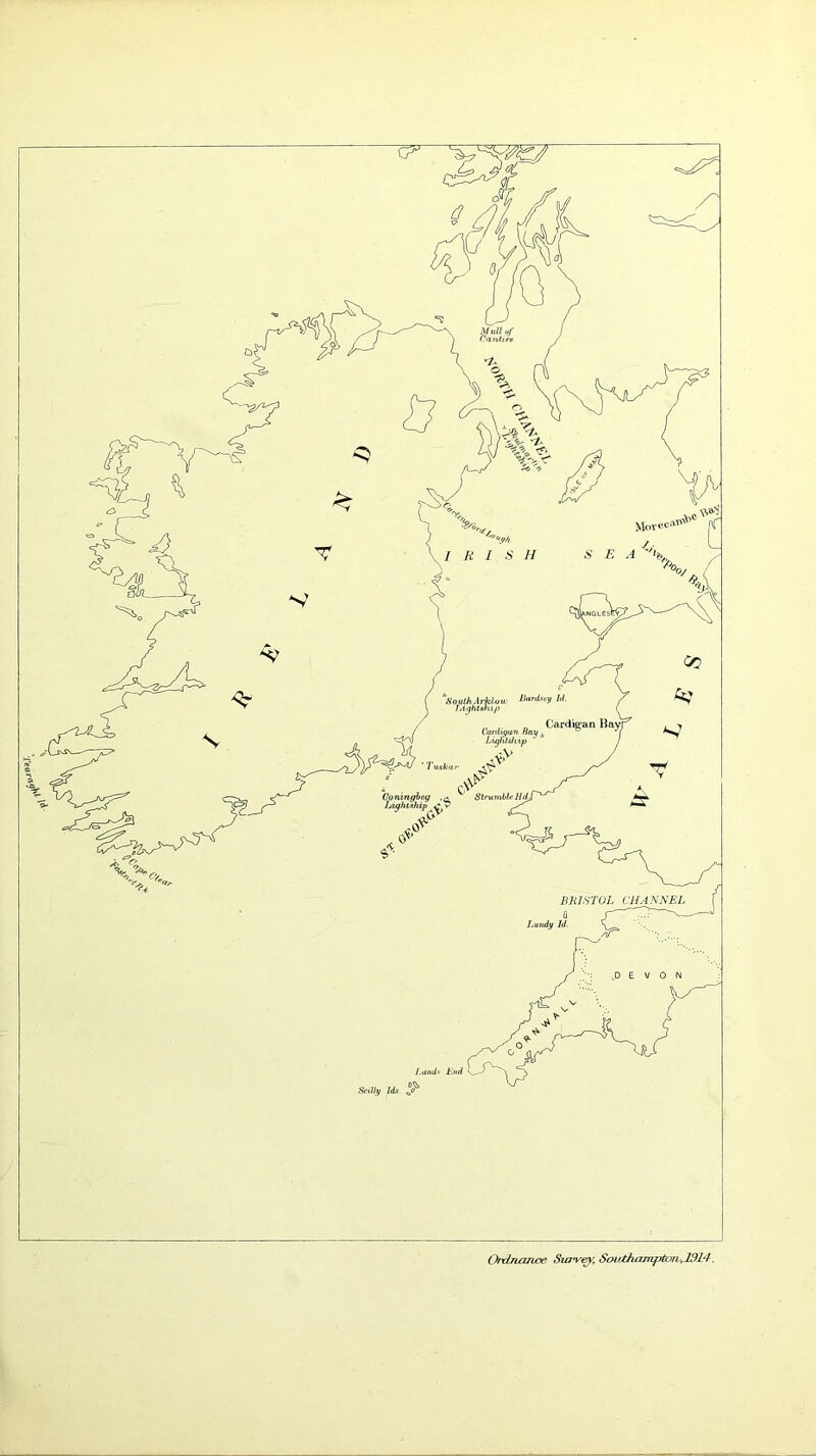 Ordnance Survey, Southampton ,1914.