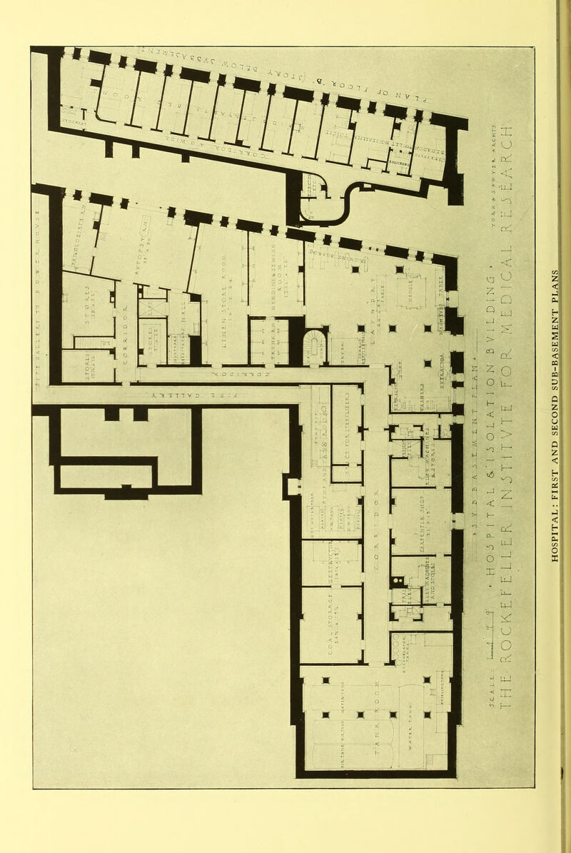 i TOi».LAi HOSPITAL: FIRST AND SECOND SUB-BASEMENT PLANS