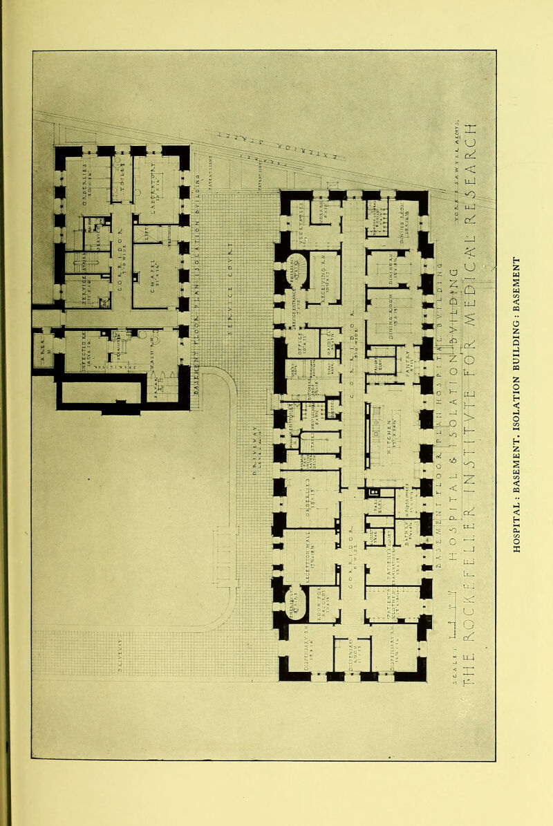 HOSPITAL : BASEMENT. ISOLATION BUILDING : BASEMENT
