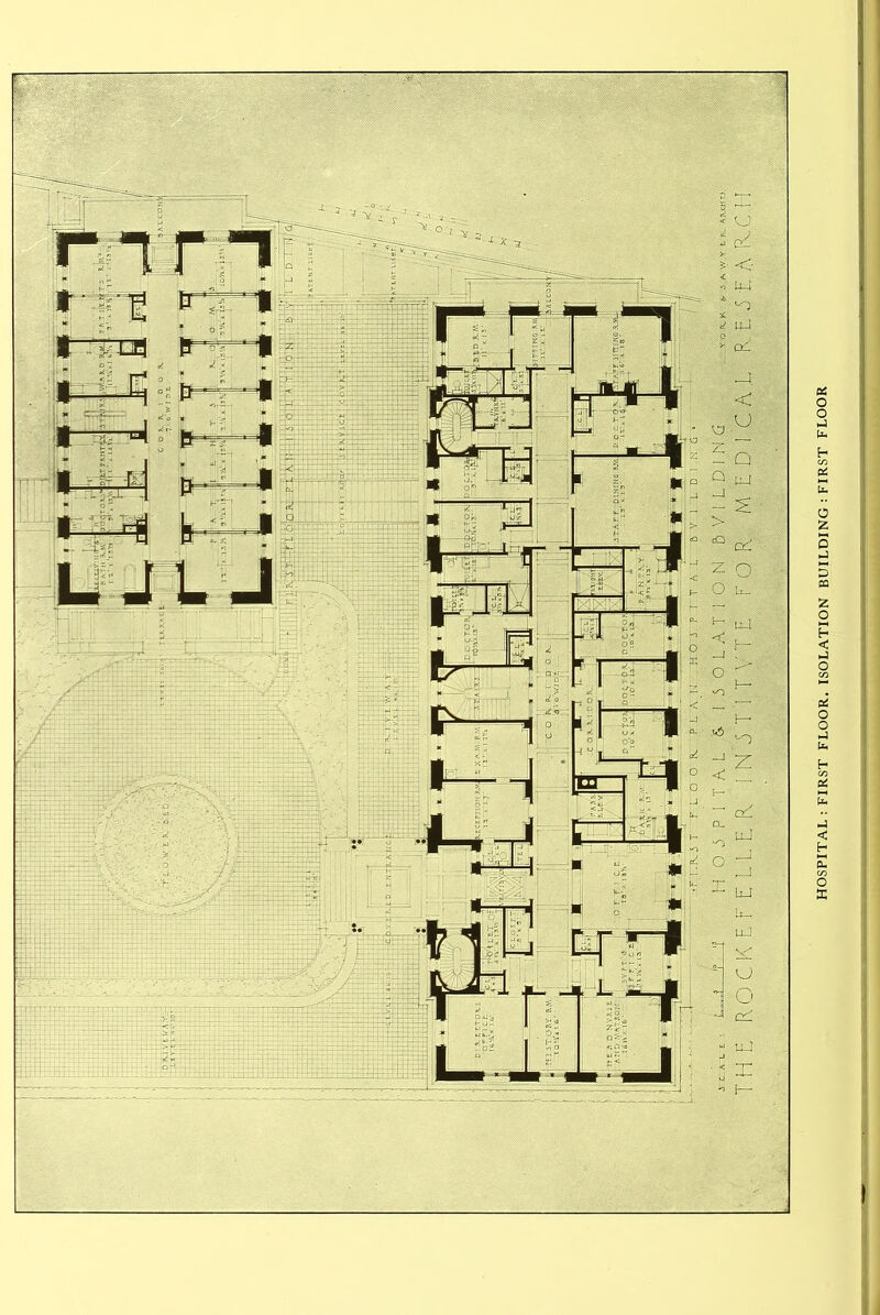 I HOSPITAL : FIRST FLOOR. ISOLATION BUILDING : FIRST FLOOR