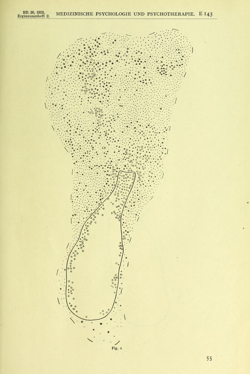 Erganzungsheft 2. MEDIZINISCHE PSYCHOLOGIE UND PSYCHOTHERAPIE. E 143 * Fig. I