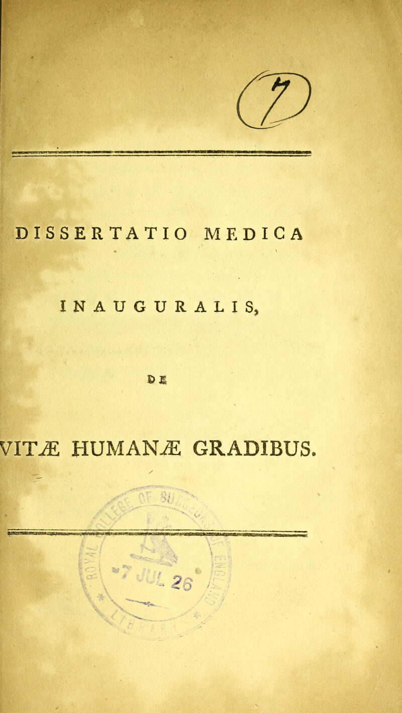 VITiE HUMANjE GRADIBUS.