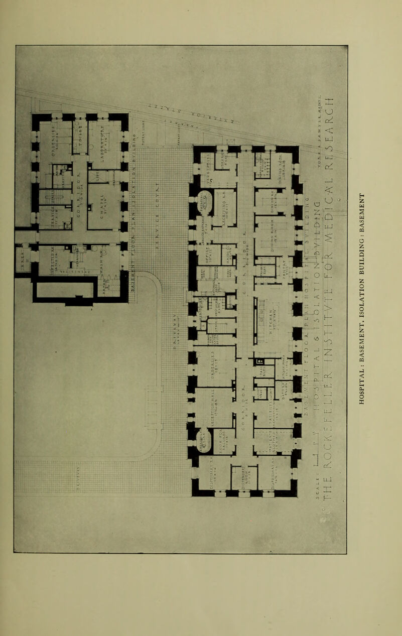 HOSPITAL : BASEMENT. ISOLATION BUILDING : BASEMENT