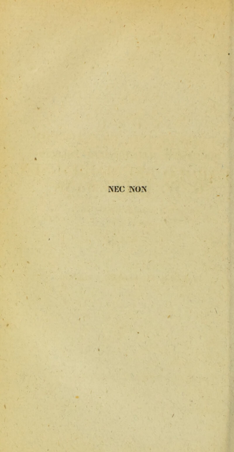 1 \ «r < A NEC NON \ 0 I 0 I I • » /