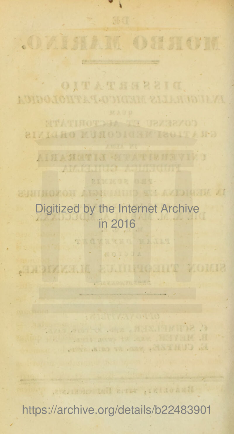 Ur a: A i * Y ’ K V /1 i j1^ J V Digitized by the Internet Archive in 2016 https://archive.org/details/b22483901 ,j 1