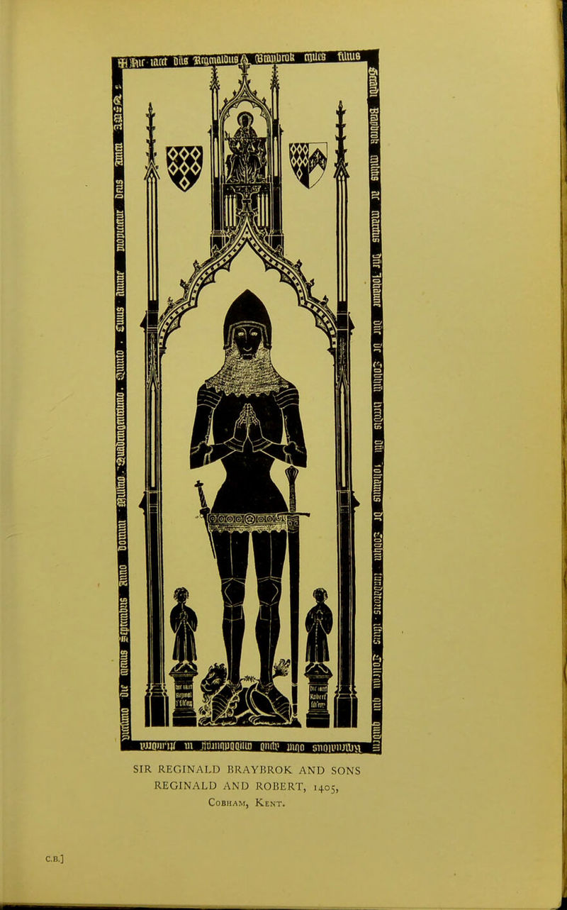SIR REGINALD HRAYHROK AND SONS REGINALD AND ROBERT, 1405, CoBHAM, Kent.