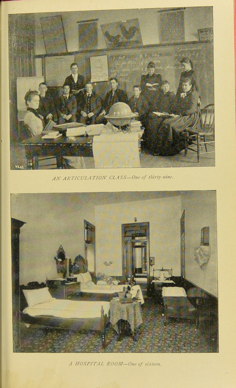 A HOSPITAL ROOM—One of si.xlecit.