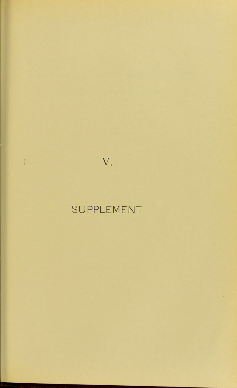 V. SUPPLEMENT