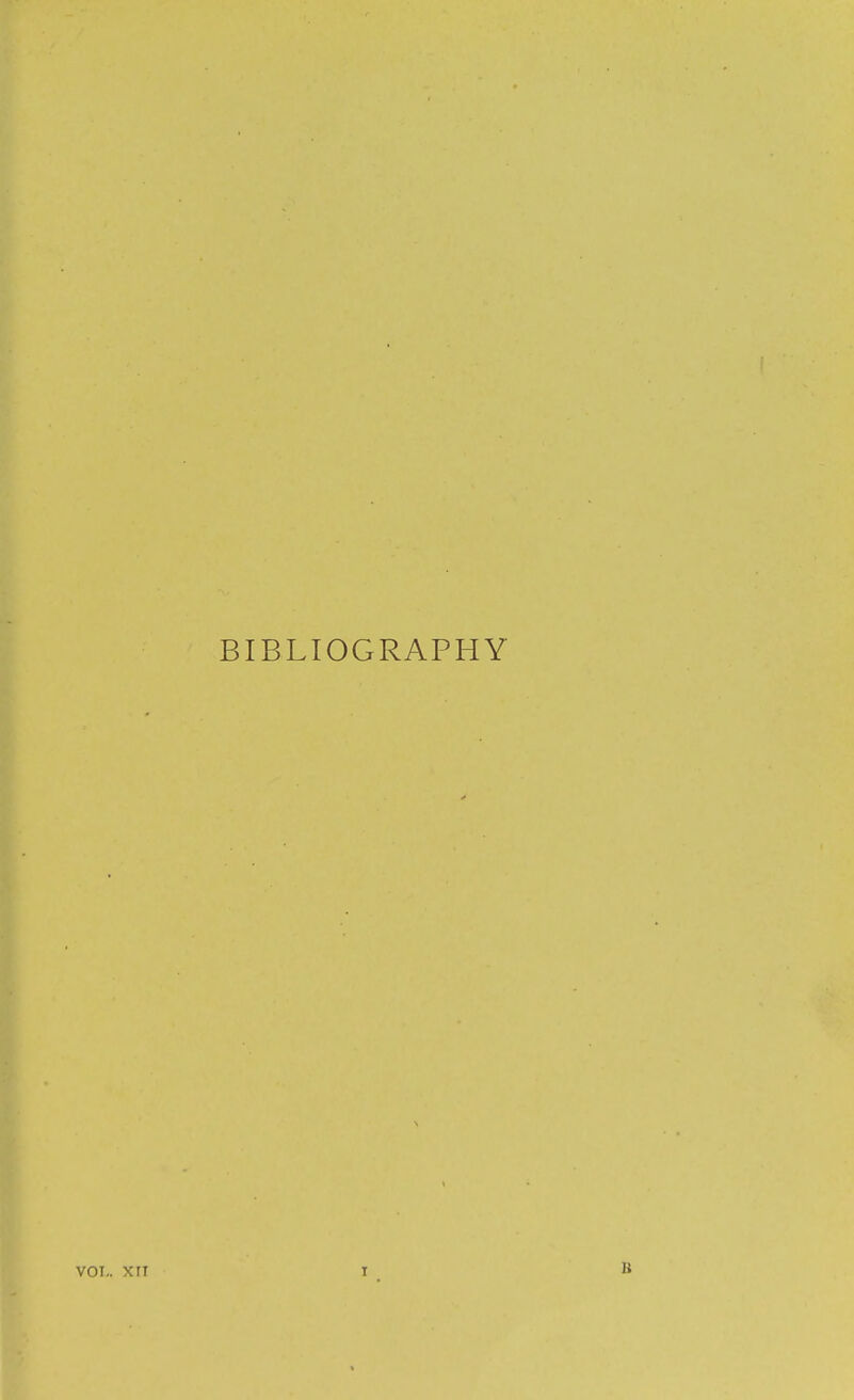 BIBLIOGRAPHY