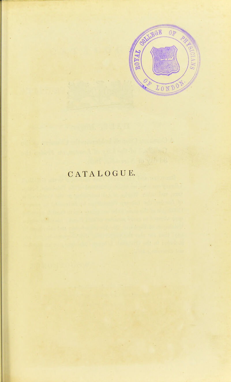 CATALOGUE.