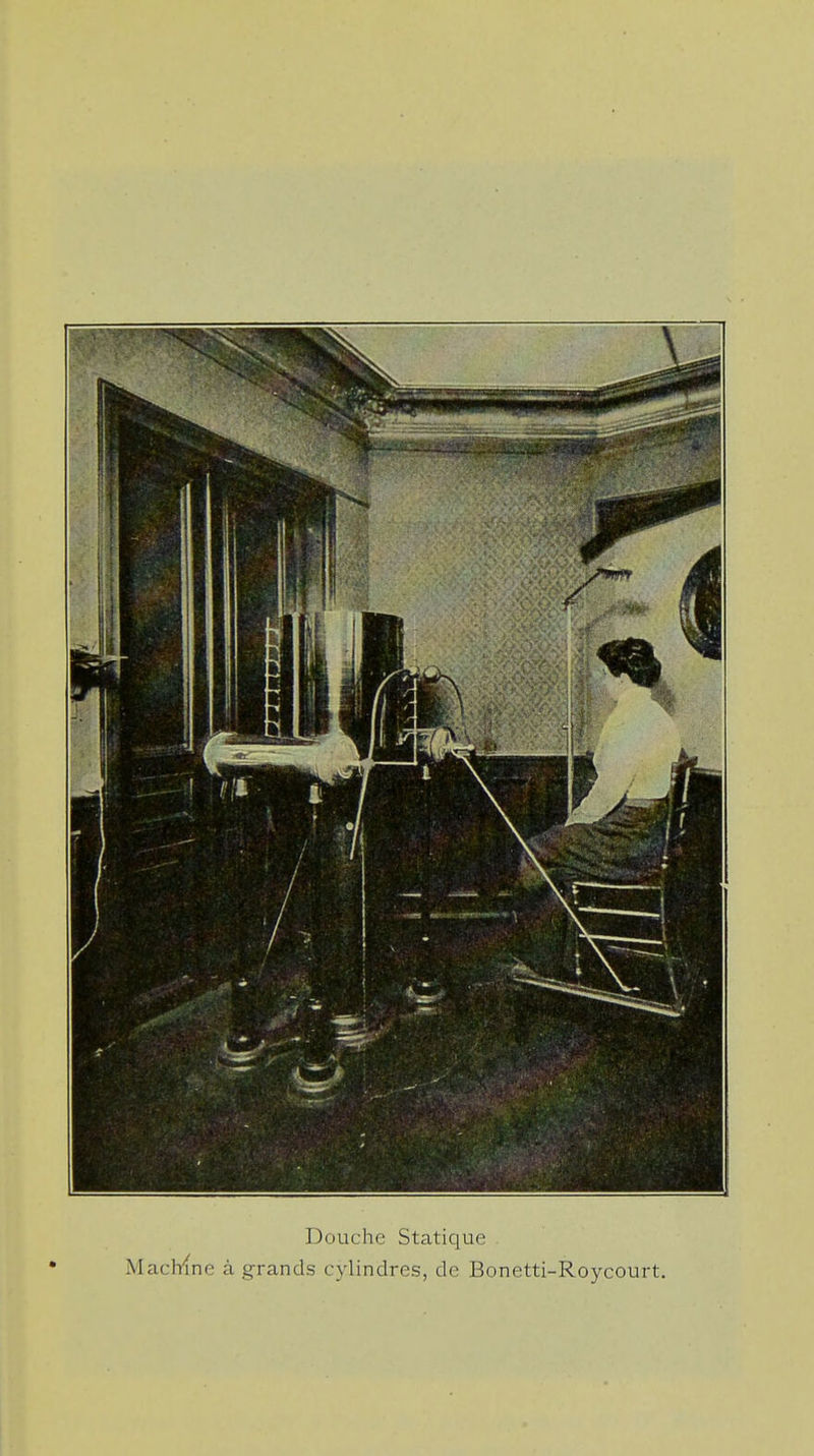 Douche Statique Machine à grands cylindres, de Bonetti-Roycourt.