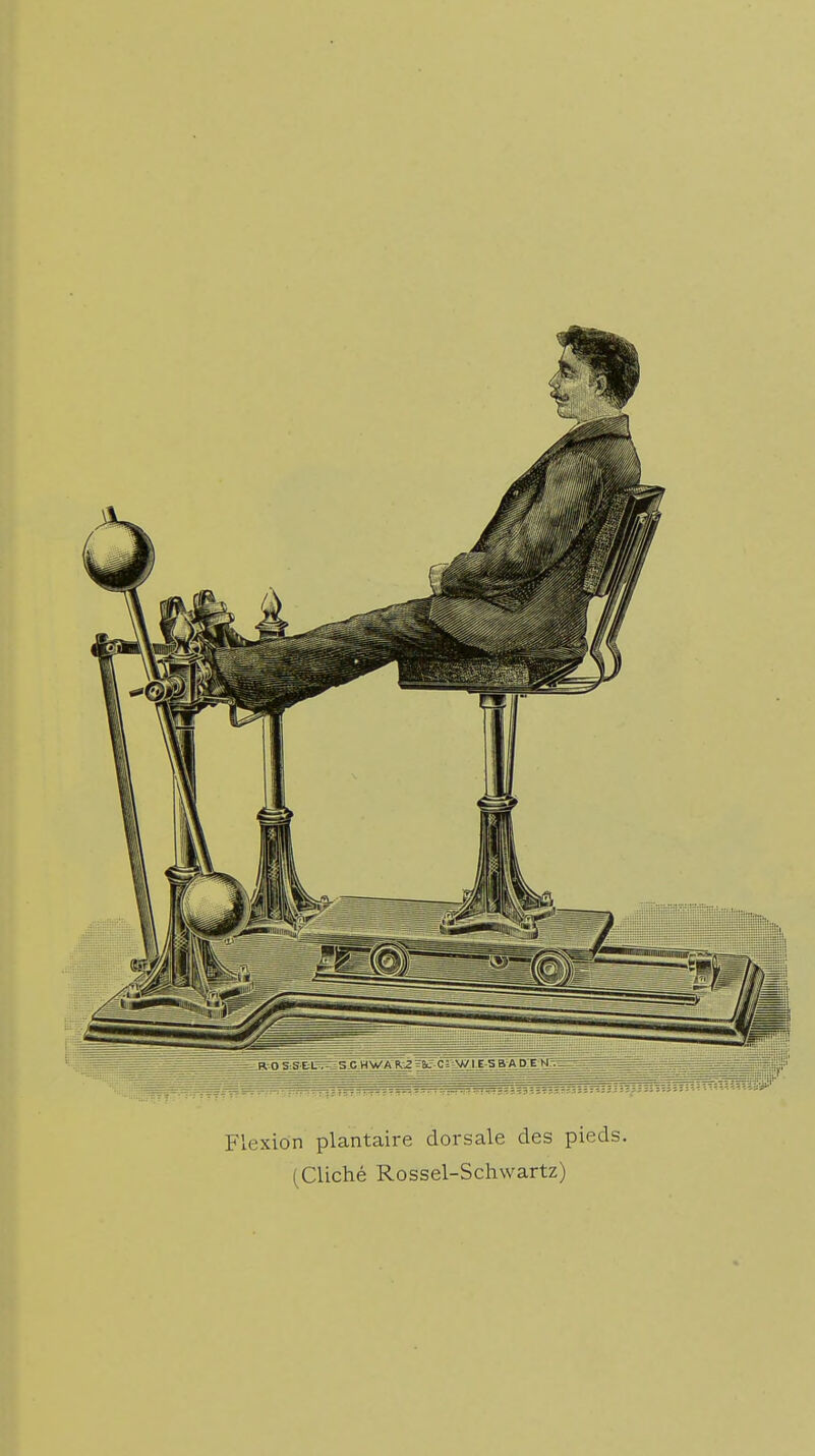 R-.OS'S'ËL.- SCHWAyi C! WiESBADEH'^ Flexion plantaire dorsale des pieds