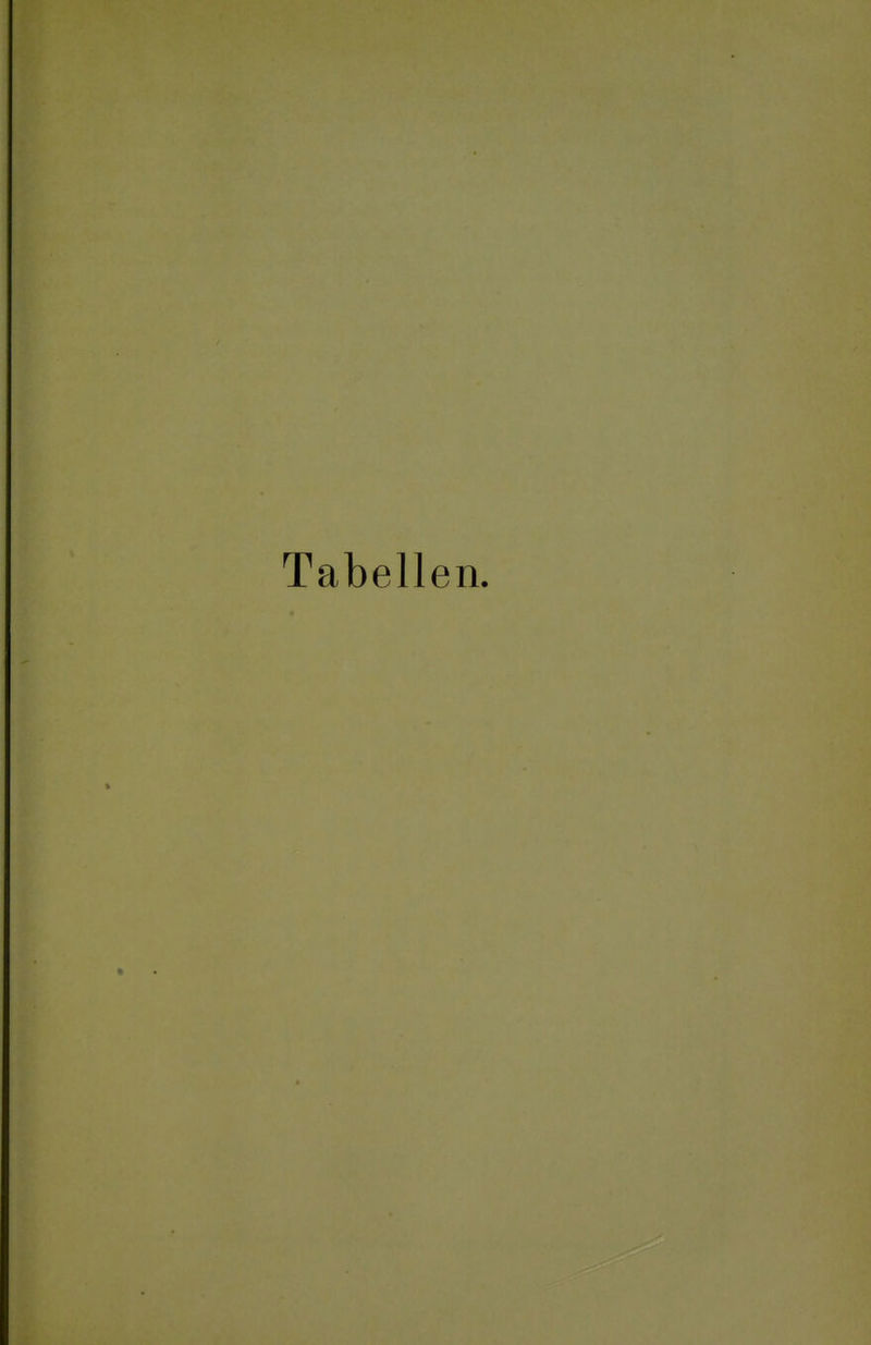 Tabellen.