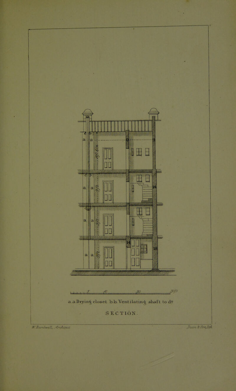 a.aDryin^ closet TD.b.Ventilatin^ shaft tods SECTION.