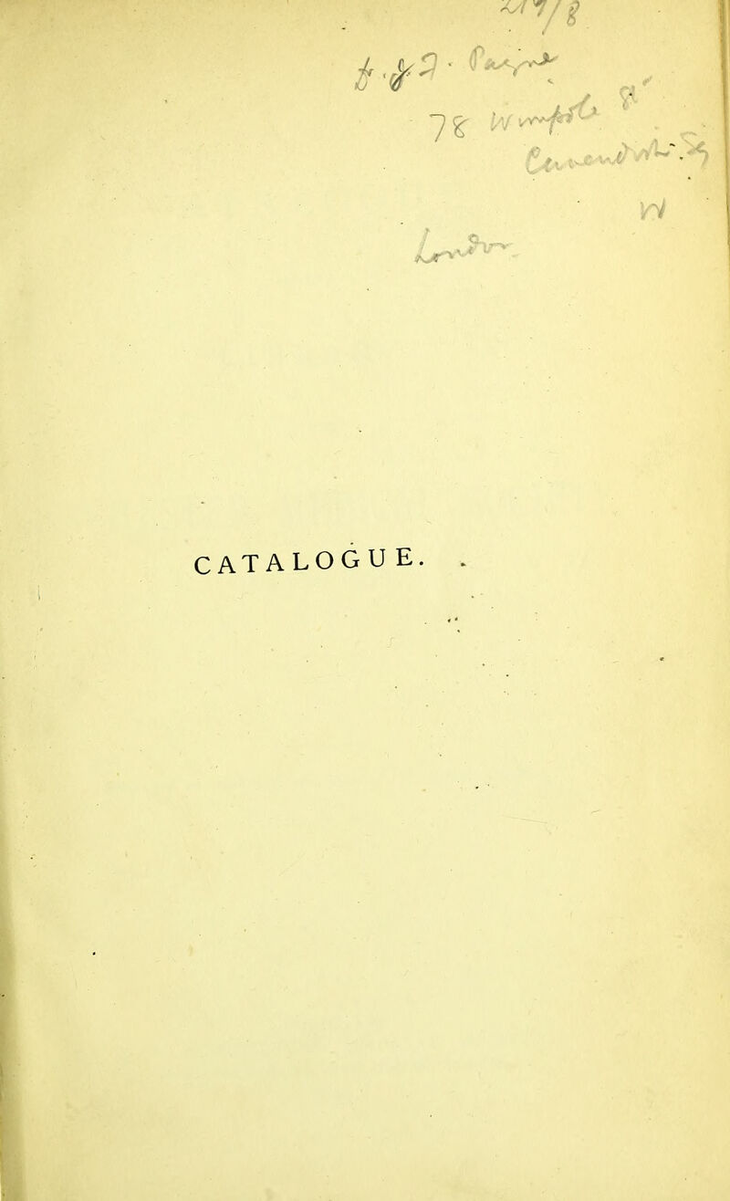 CATALOGU E.