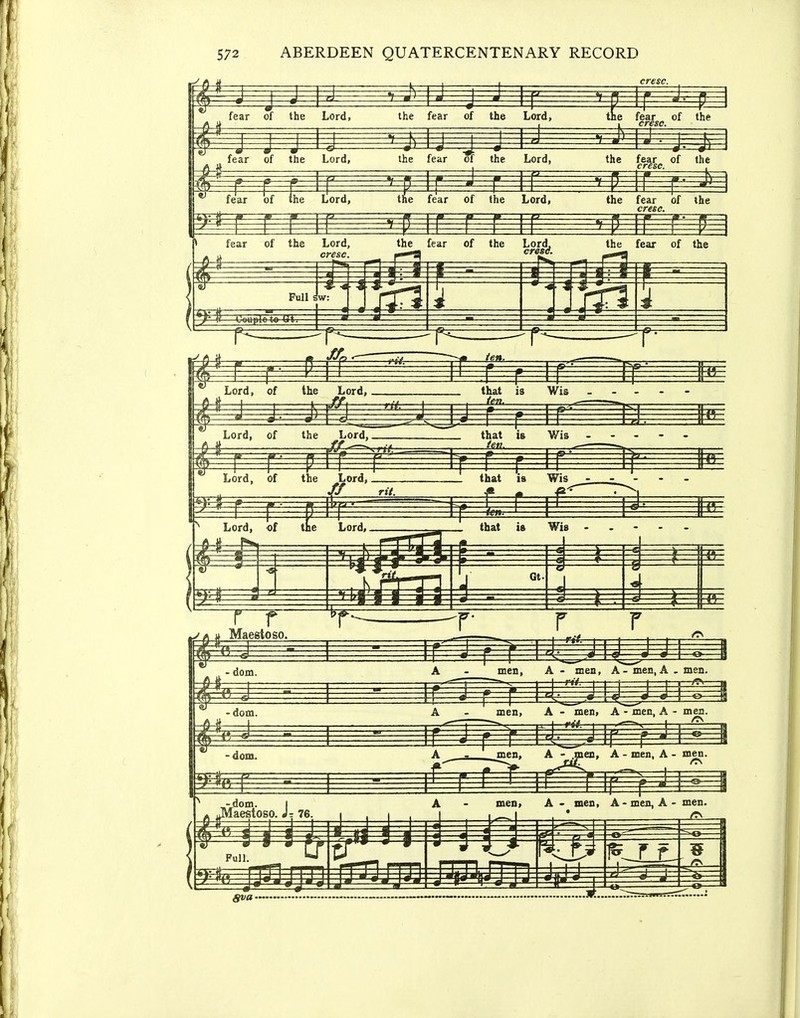 J. I J I J , le i fear of the Lord, the fear of the Lord, the fear of the cresc. fear of the Lord, the fear of the Lord, the fear of the cresc. f f f fear of ih he Lord, the fear of the Lord, the fear of the fear of the Lord, the fear of the Lord, cresc. —*^ cresc. the fear of the Sva-'