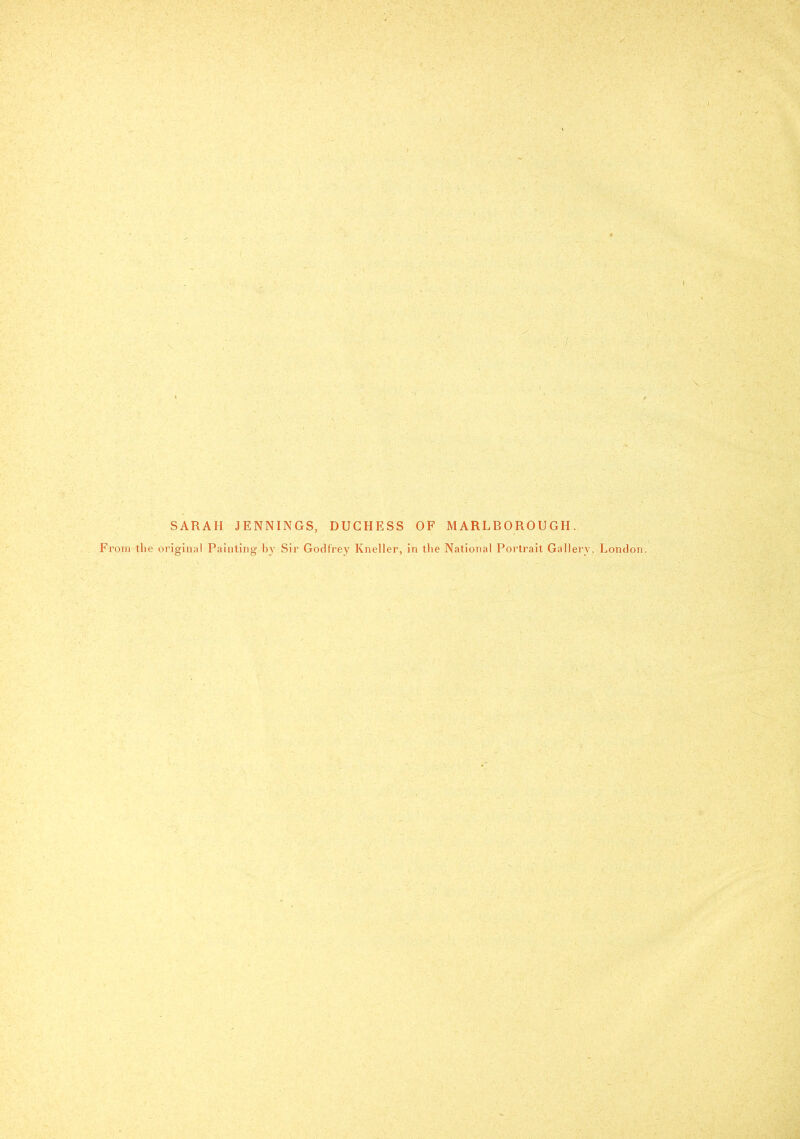 SARAH JENNINGS, DUCHESS OF MARLBOROUGH.