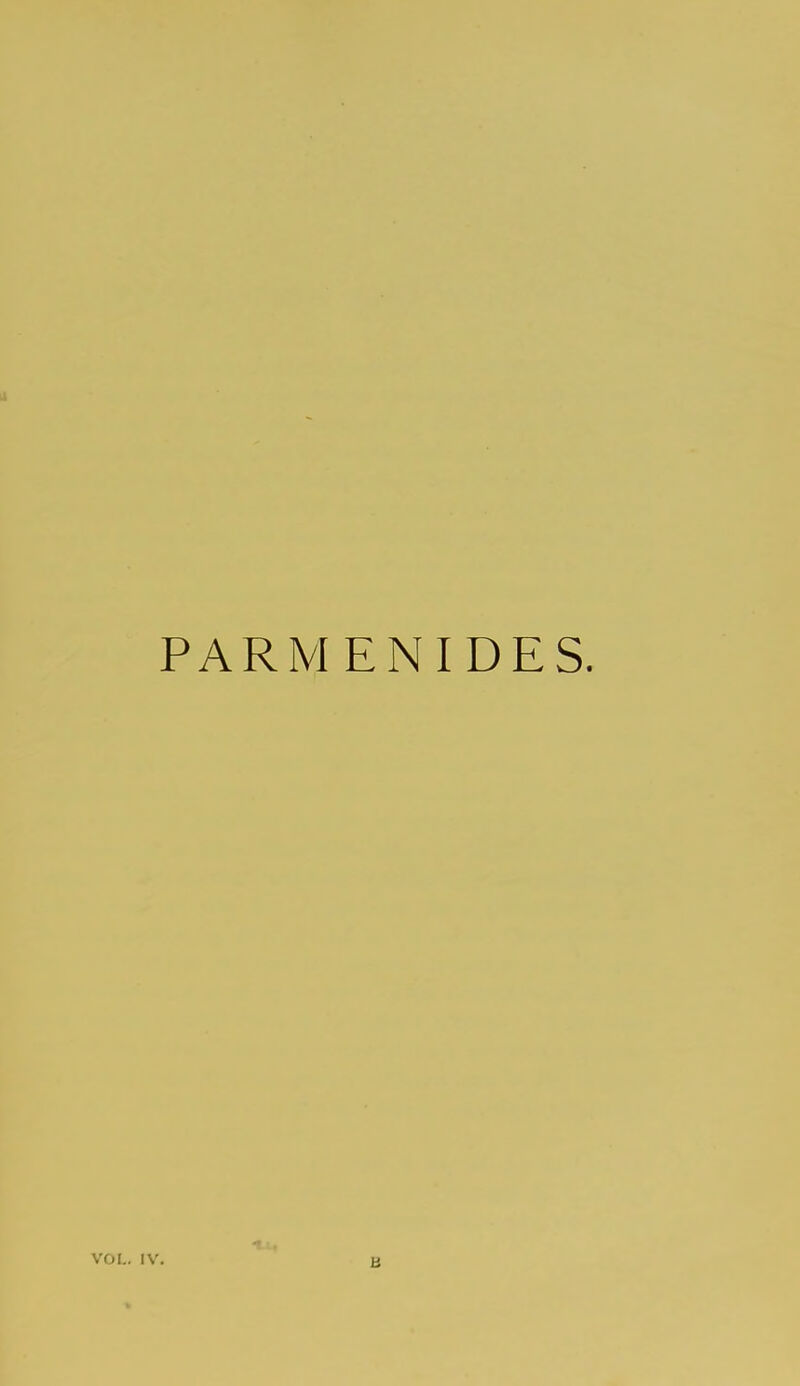 PARMENIDES.