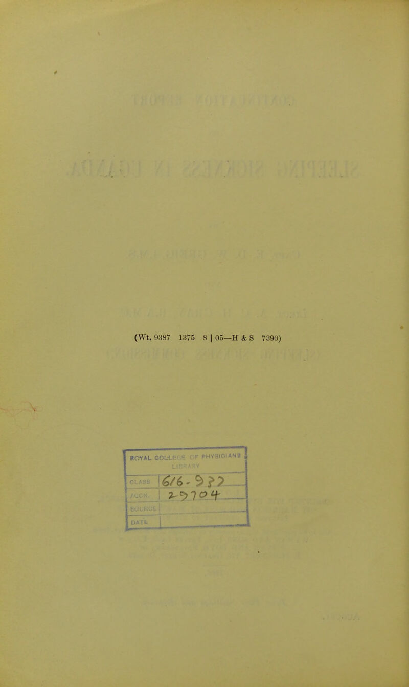 ROYAL COLi-nr = cF PHY9I0IANSJ )