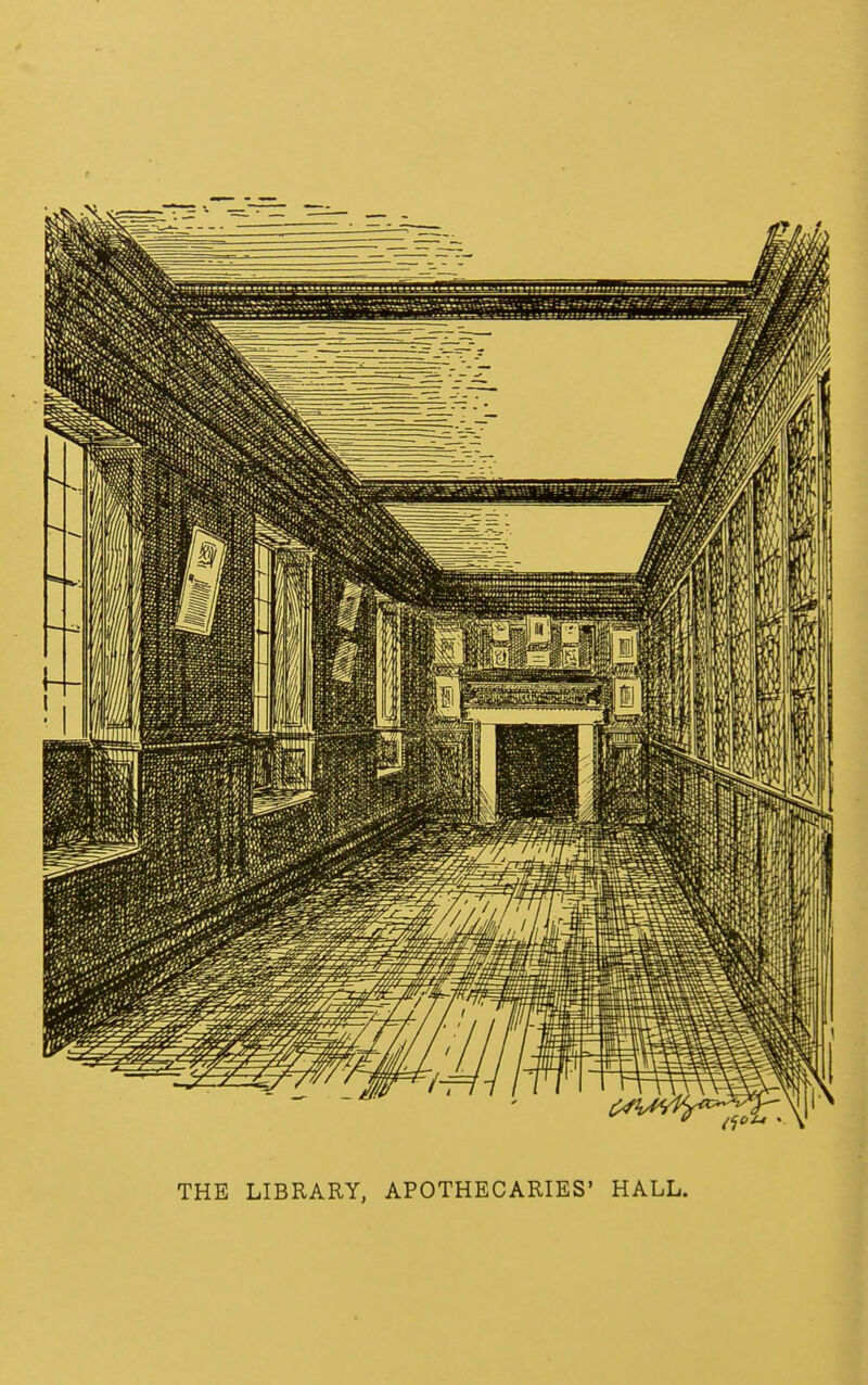 THE LIBRARY, APOTHECARIES' HALL.