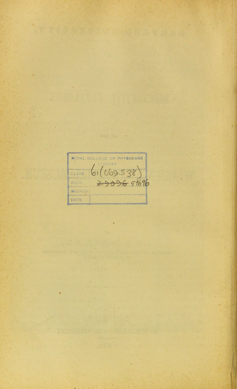 ■OVAL COI.LSUS OF PHYtlOIANS DATt