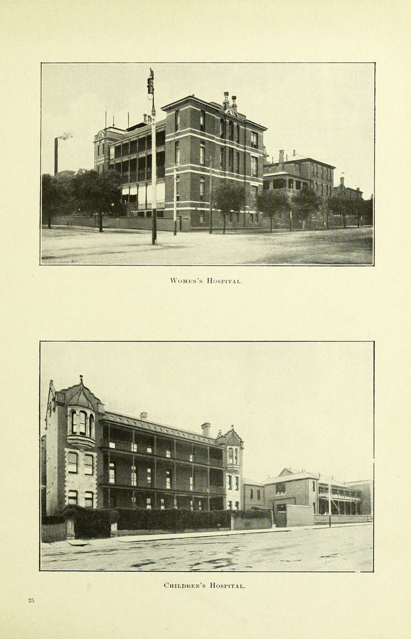 Women's Hospital. 25 Children's Hospital.