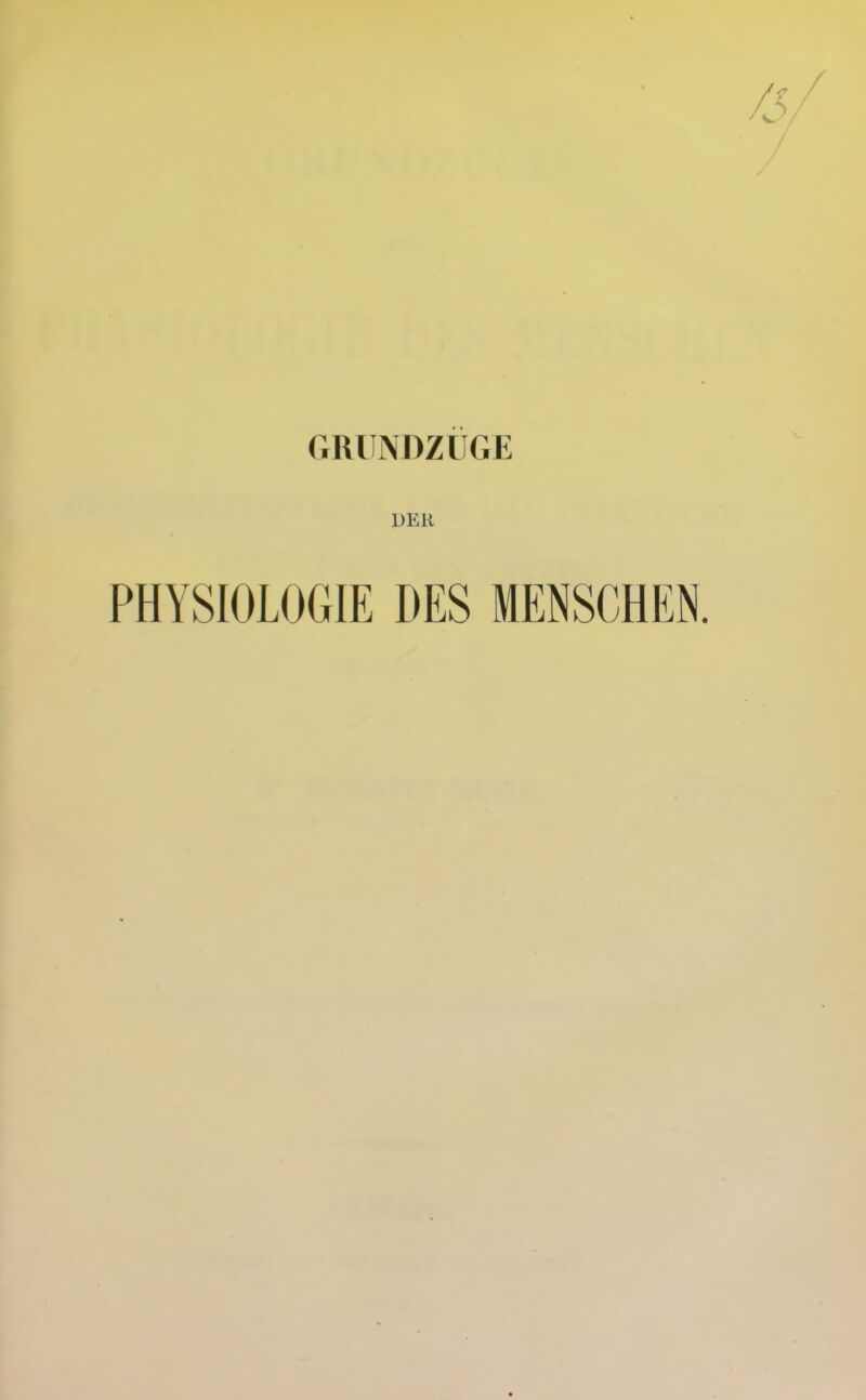 l)Ett PHYSIOLOGIE DES MENSCHEN.