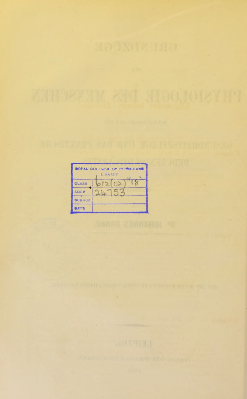 ■OVAL CCK-L!.';.« Or f'H'rtMCIAH« •AT»