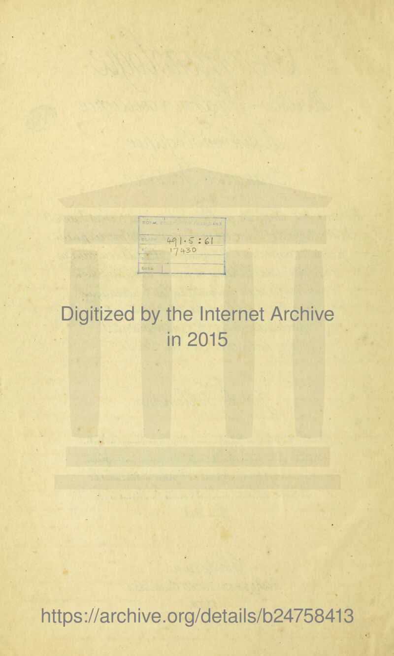 i i L^.J l Digitized by the Internet Archive in 2015 littps ://arcli i ve. o rg/detai I s/b24758413