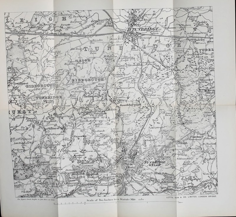 The figures denote heights in feet abtn'e