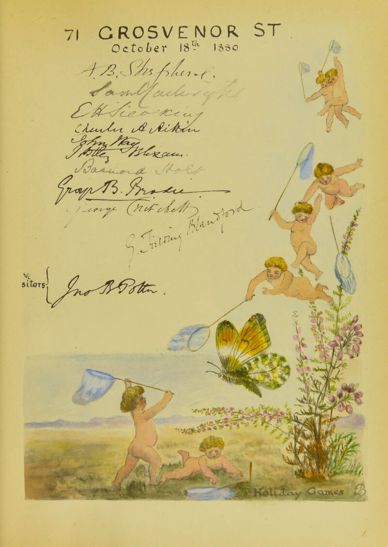 sitoTs-' 71 GR05VEN0R ST October 18^' \b^o J..