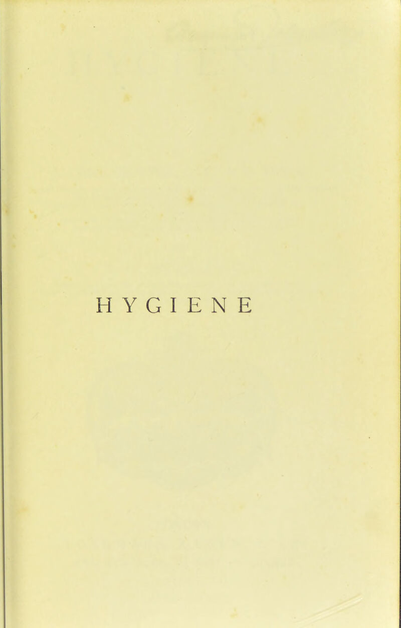 HYGIENE