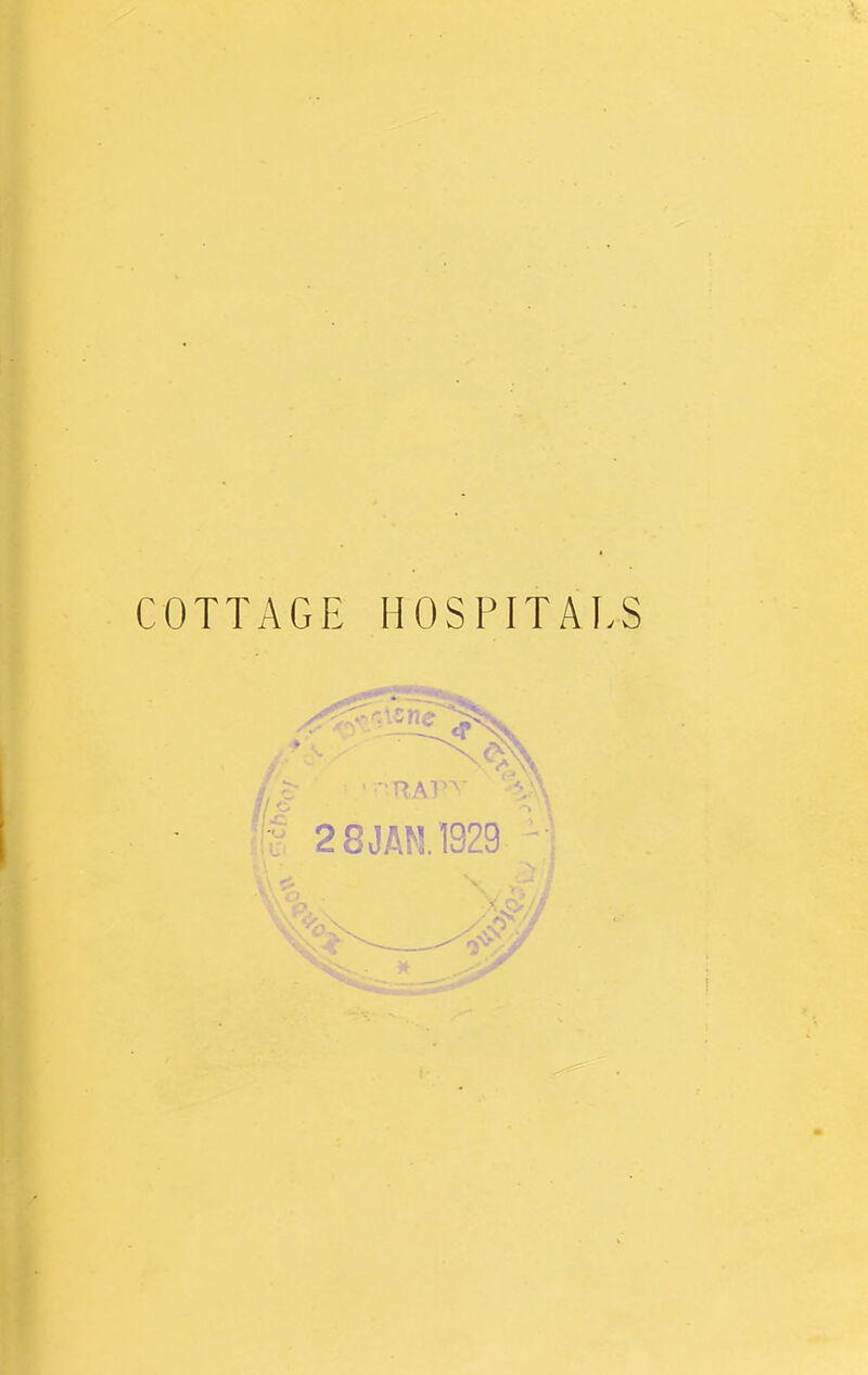 COTTAGE HOSPITALS