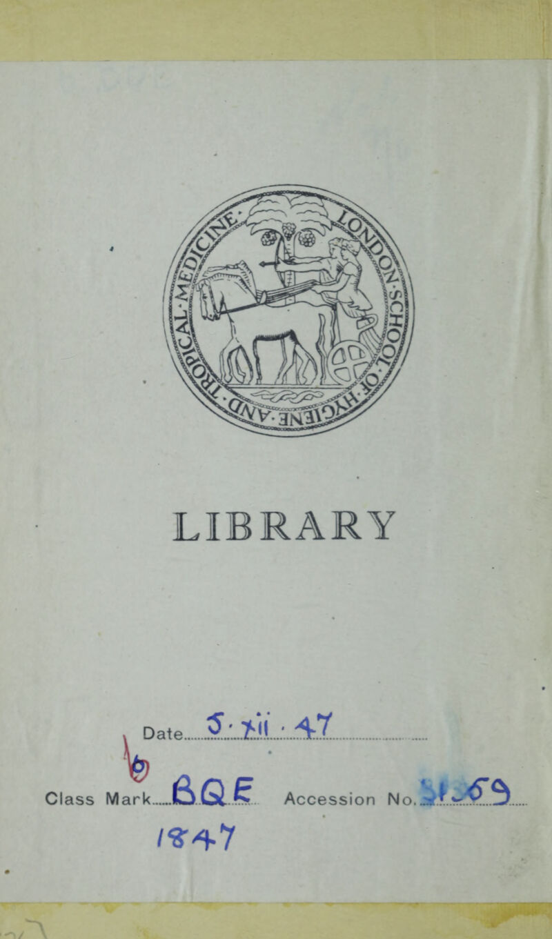 Date Class Mark fias Accession No.