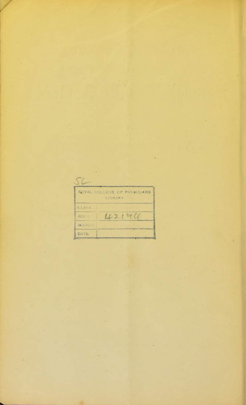 FiT.VAL COLL^.Ge OF PHVUIOIANS ACC 1 biC'l.'l...