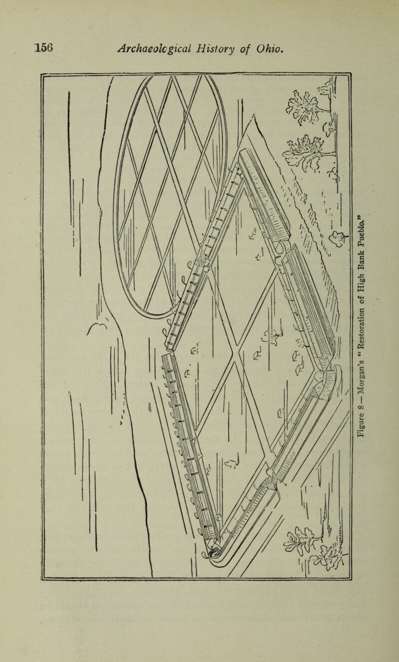 Figure 8 — Morgan’s Restoration of High Bank Pueblo.’