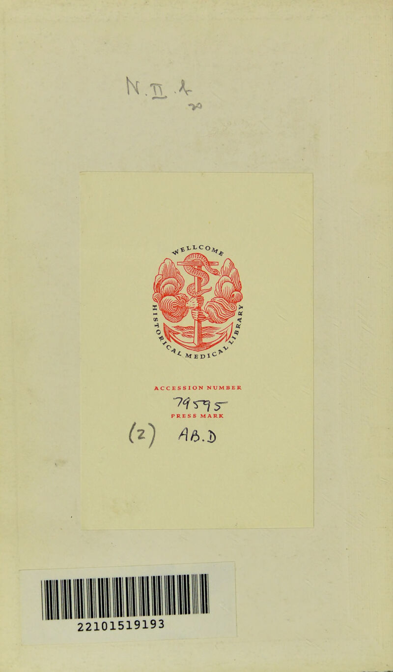 N,TL A- >0 ACCESSION NUMBER PRESS MARK (z) ^^>.2)