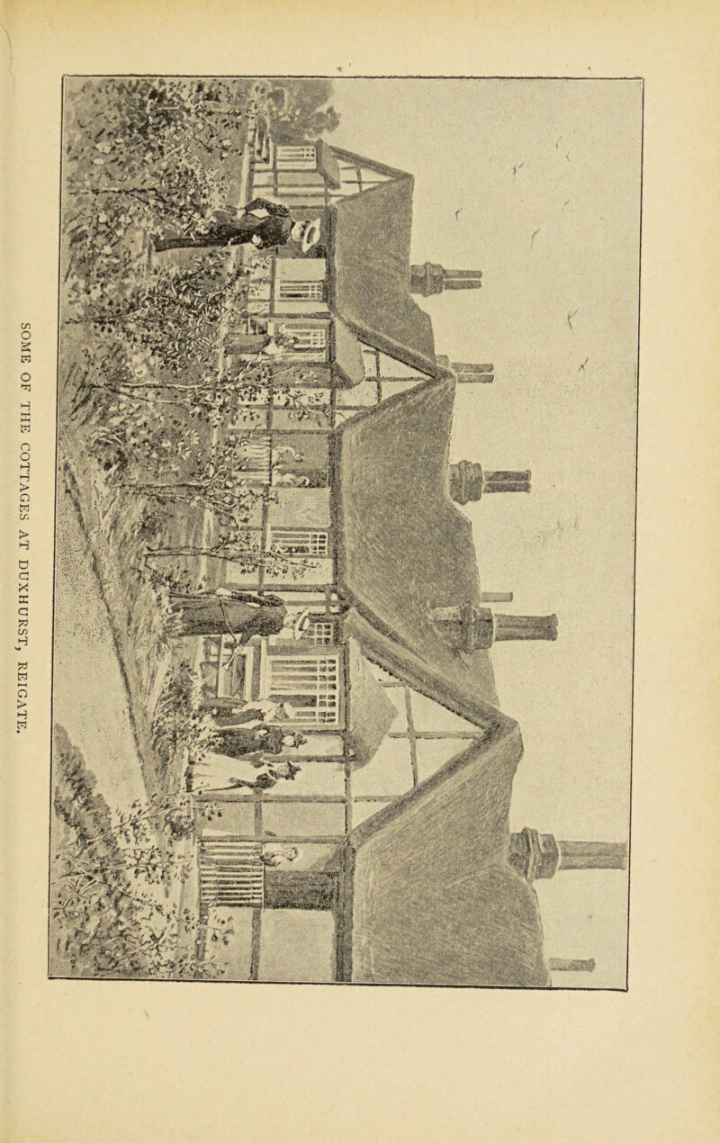 SOME OF THE COTTAGES AT DUXHURST, REIGATE