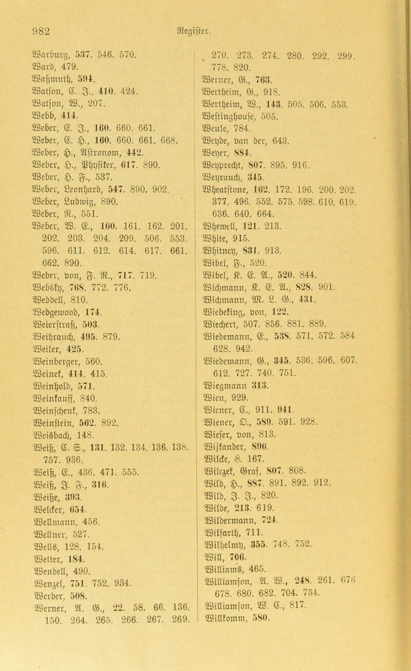 3Sav6urg, ~):}7. 546. 570. SSarb, 479. SGSa^nutt!^, 594. SSatfon, ®. 410. 424. SSation, 9B., 207. Söebb, 414. SBeber, ($. 160. 660. 661. SSeber, ®. 160. 660. 661. 668. SBeber, Stftronom, 442. SBebev, 5ß|i)ftfer, 617. 890. SSebev, §. fy., 537. SBeber, Seonbarb, 547. 890. 902. SSeber, Submig, 890. aSeber, ^R., 551. aSeber, aS. ®., 160. 161. 162. 201. 202. 203. 204. 209. 506. 553. 596. 611. 612. 614. 617. 661. 662. 890. aSeber, bon, g-. K., 717. 719. aSeböfl), 76S. 772. 776. aSebbeü, 810. aSebgeiuDob, 174. aSetevi’trttB, 503. SSeibraucI), 495. 879. aBeiler, 425. SSeinberger, 560. aöeinet, 414. 415. aSeinboIb, 571. aSeinfaitff, 840. aSeinfcbenf, 783. aSeinftein, 562. 892. aöeiSbad), 148. aSeiB, (£. ©., 131. 132. 134. 136. 138. 757. 936. aSeife, ©., 436. 471. 555. SSeiB, S. 5--, 310. aSeiBe, 393. aSelcfev, 654. aSellmann, 456. aBellner, 527. aBeü§, 128. 154. aSelter, 184. aSenbeU, 490. aßensel, 751. 752. 934. aSerber, 508. aSerner, ai. ®., 22. 58. 66. 136. 150. 264. 265. 266. 267. 269. ] , 270. 273. 274. 280. 292. 299. 778. 820. aSerner, 763. aSertbeiin, 918. aBerlbeini, aS., 143. 505. 506. 553. aSeftingboufe, 505. aSeuIe, 784. SBebbe, ban ber, 643. aSeber, 884. a8ei)bred)t, 807. 895. 916. aSebraud), 345. aßbeatftone, 162. 172. 196. 200. 202. 377. 496. 552. 575. 598. 610. 619. ! 636. 640. 664. ; aBberoed, 121. 213. ! aSbite, 915. I aSbitneb, 831. 913. I aSibef, g., 520. i aöibel, Sl. (£. 21., 520. 844. ' aSicbmann, ,f. (£. 21., 828. 901. a8id)mann, 5R. S. ©., 431. i aßiebefing, bon, 122. aSiecbert, 507. 856. 881. 889. ‘ aBiebentann, ®., 538. 571. 572. 584 ! 628. 942. I aSiebemann, ®., 345. 536. 596. 607. I 612. 727. 740. 751. aSiegmann 313. aBieit, 929. aBiener, ®., 911. 941. i aBiener, D., 589. 591. 928. [ aBiefer, bon, 813. i aBtjfanber, 896. I aBilde, -8. 167. aBiIcjet, ©raf, 807. 808. aBilb, 887. 891. 892. 912. aBilb, S- Sv 820. aBilbe, 213. 619. aOStlbermann, 724. aBilfartb, 711. aBitbeImb, 355. 748. 752. aBin, 706. aBidianiS, 465. aSUltamfon, 2t. 2B., 248. 261. 676 678. 680. 682. 704. 734. aBittiom)on, 2B. ©., 817. aBintomin, 580.