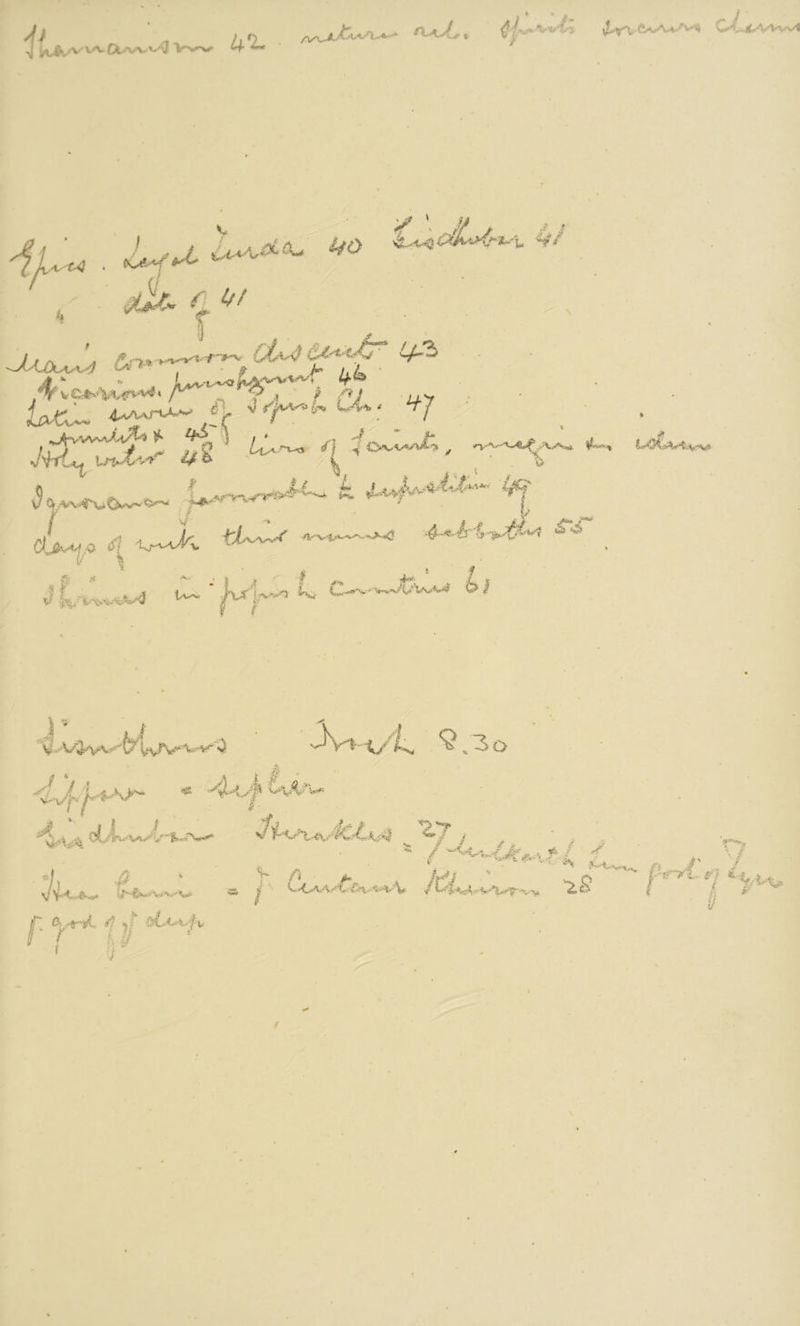 J u W OtA/V V.KI C^ .j|(-Ai''Vw1 Jiux^ „A-vw«v.a^-v^ 4 / ' rt * /* 4# 8 , Ovwvf, ClL^.^ ^ U ^ ^ ^ ' I ^ ^ ^*h j«. 4U '• ' ^ ?'’,AyV4 O I O a oti-“'VA/'{-l.-^—• Ji-<'\-e~^-'kl-t\,.f ^7/ ' / 1 t V y C » ^ A /c^^,.4 ■iS f r? •y^ <WCr? . ^ II I Ci // If \f