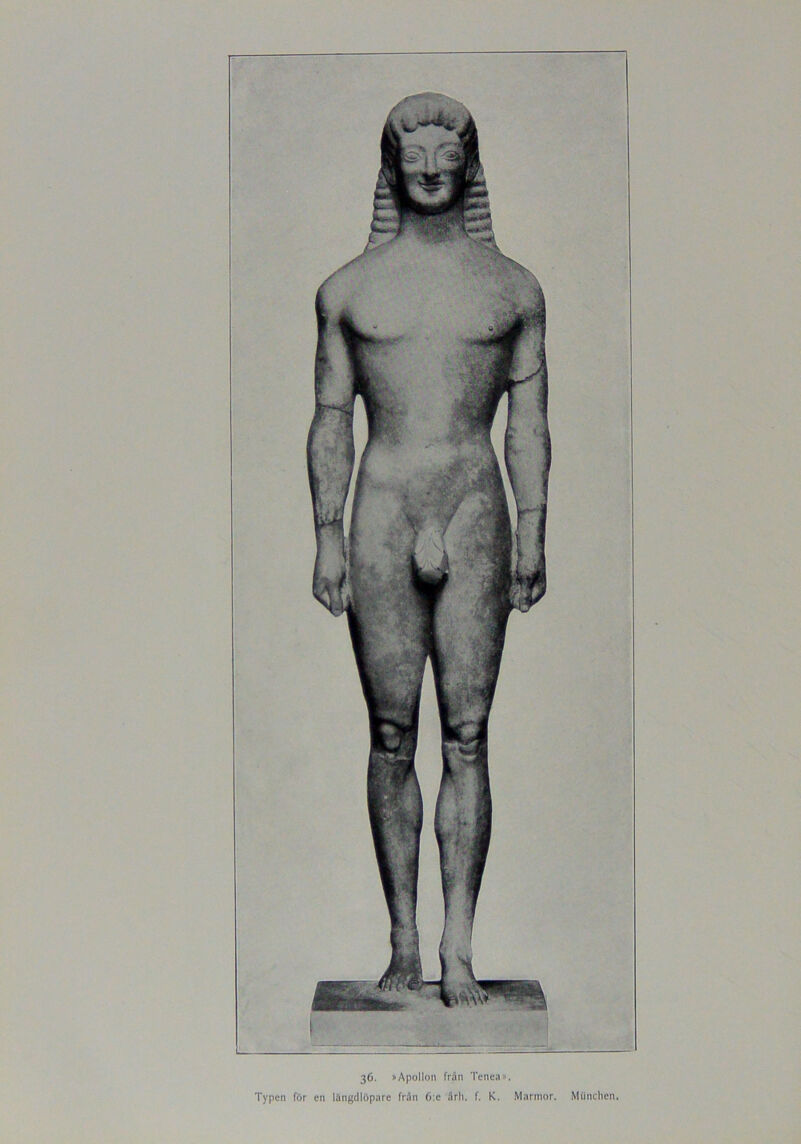 Typen för en längdlöpare från 6:e årh. f. K. Marmor. MUnchen.