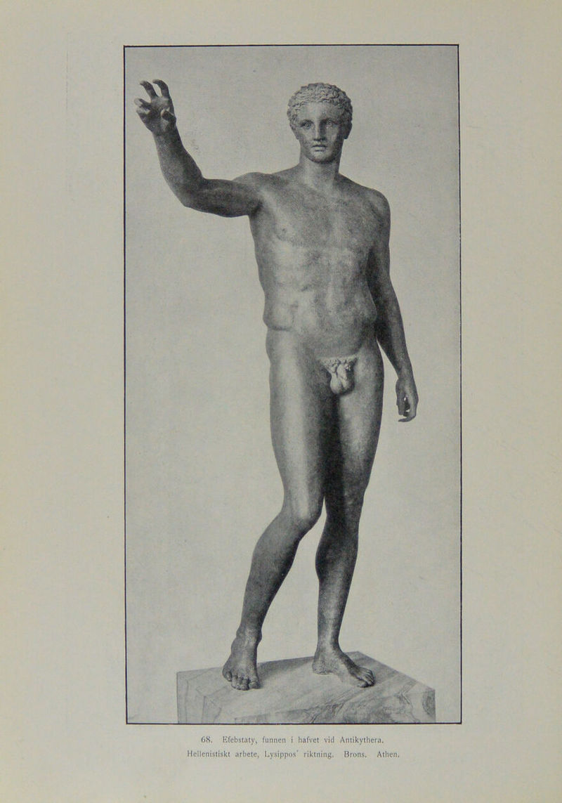 Hellenistiskt arbete, Lysippos' riktning. Brons. Athen.