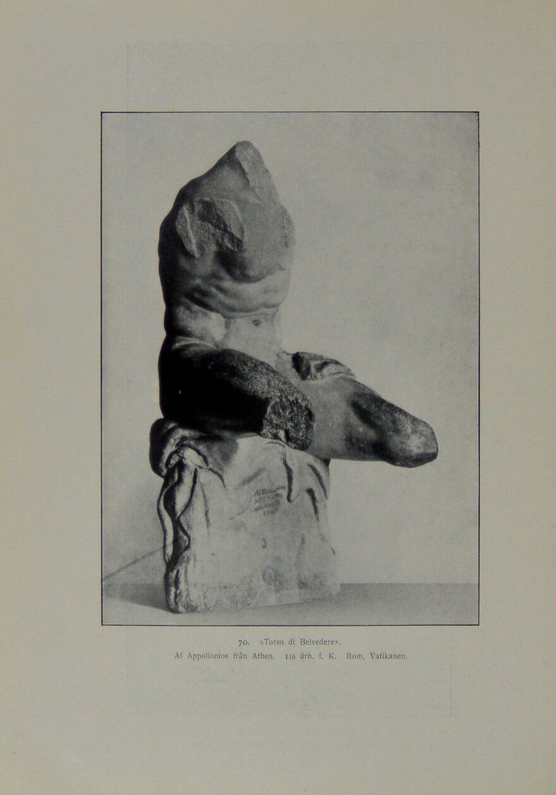Af Appollonios från Athen. i:a årh. f. K. Rom, Vatikanen.