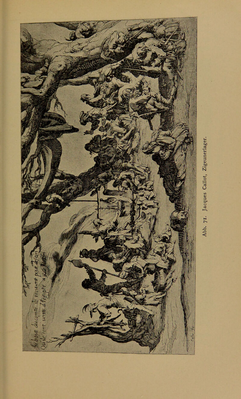 Abb. 71. Jacques Callot, Zigeunerlager.